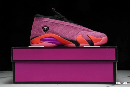 RETRO JORDAN 14 SHOCKING DH4121-600 (W) LOW PINK 0802